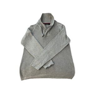 Gray Half Zip Half Turtle neck Nautica Sweater